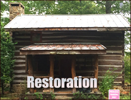 Historic Log Cabin Restoration  Millport, Alabama